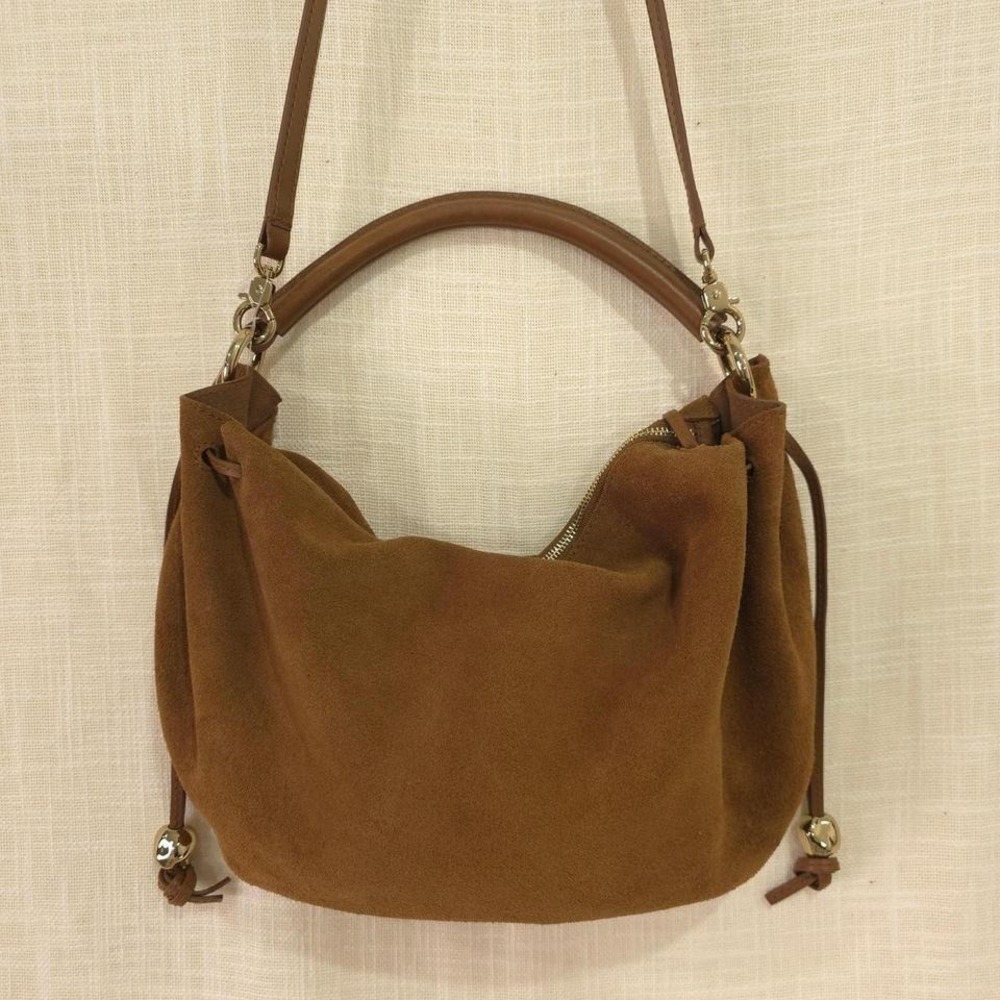 Madewell The Camren Gathered Shoulder Bag - Aged Cognac - Picture 2 of 8